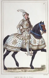 Louis XII, King of France engraving of 1830