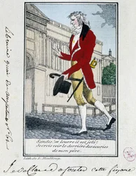 Louvre: aesthetic critic of the Louvre. 18th century engraving.