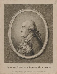 Major General Baron Steuben (etching)