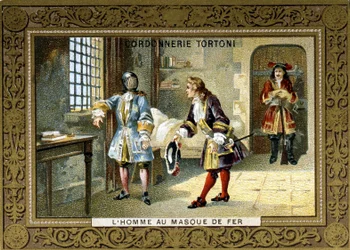 Man with Iron Mask Locks in the Prison of Saint Margarita