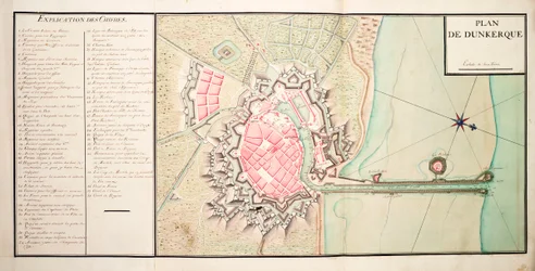 Map of Dunkirk