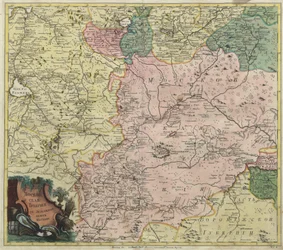 Map of Moscow Governorate and Parts of Nearest Provinces