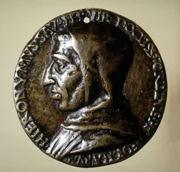 Medal with the effigy of Savonarola (Girolamo Savonarola) - 16th century