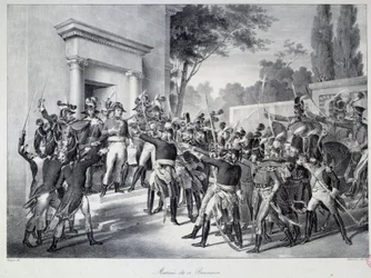 Meeting of Generals and Officers in Napoleon Bonaparte
