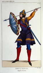 Military Costume of an Anglo Warrior - Saxon