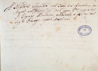 Mise-en-scene Details for Representation of Mitridate Opera by Giuseppe Aldrovandini