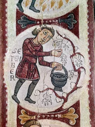 Month cycle: September (harvest) (detail)