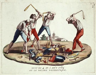 Night of 4-5 August 1789, or Patriotic Delirium, Late 18th Century
