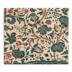 One of a Pair of Crewel Work Panels