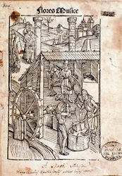 Page from Flore musices, study on Gregorian chant by Hugo von Reutlingen