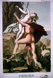 Perseus Liberates Andromeda - in Dizionario Mitologico