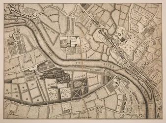 Plan of Richmond, Syon and Kew