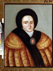 Portrait of Tsarina Eudoxia Feodorovna Lopukhina