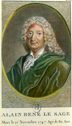 Portrait of Alain Rene Lesage