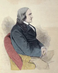 Portrait of Alfred de Vigny (Alfred Victor, Count of Vigny)