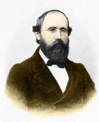 Portrait of Bernhard Riemann, German mathematician (1826-1866)