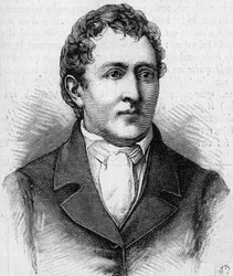 Portrait of Carl Wilhelm Scheele (1742-1786), Swedish chemist. (From a contemporary portrait.) Engraving in “La Nature: revue des sciences et de leurs applications aux arts et à l