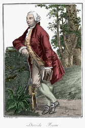 Portrait of David Hume, Scottish philosopher (1711-1776)