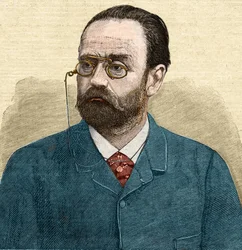 Portrait of Emile Zola (1840-1902) French writer