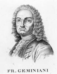 Portrait of Francesco Saverio Geminiani, Italian musician