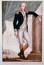 Portrait of Gilbert du Motier, Marquis de Lafayette