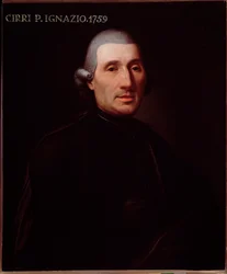 Portrait of Ignazio Cirri (1711-1787), Italian composer. Anonymous painting. 18th century. Bologna, Civico Museo Bibliografico