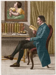 Portrait of Johann Kaspar Lavater, Swiss theologian and writer (1741-1801)