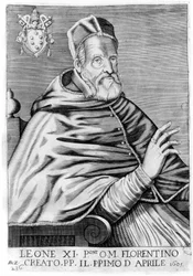 Portrait of Leo XI (Alexander of Medici) (1535 - 1605)