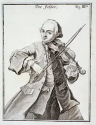 Portrait of Leopold Mozart (engraving)