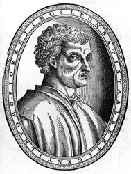 Portrait of Leon Battista Alberti (1404-1472), Italian humanist and architect