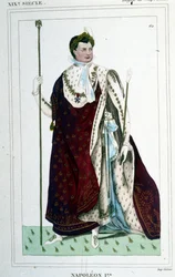 Portrait of Napoleon I (1769 - 1821) in Emperor