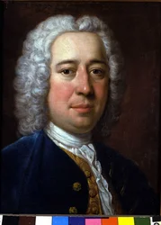 Portrait of Nicola Antonio Porpora, Italian composer. Anonymous painting. Bologna, Conservatory of Music