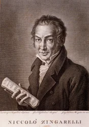 Portrait of Nicola Antonio Zingarelli (engraving)