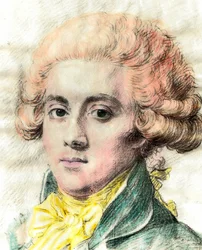 Portrait of Pierre Victorien Vergniaud, French politician Girondin (detail)