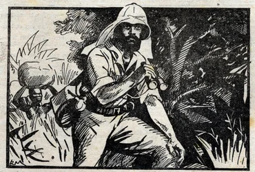 Portrait of Pietro Paolo Savorgnan di Brazza or Pierre Paul Francois Camille Savorgnan de Brazza (1852-1905), French explorer of Italian origin who explored the right bank of the Congo River, paving the way for French colonization in Equatorial Africa