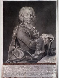 Portrait of Swedish Composer and Violinist Johan Joachim Agrell