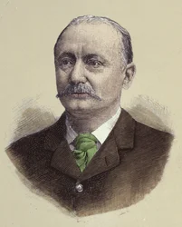 Portrait of the British soldier Lord Robert Stephenson Smith Baden Powell (1857-1941), founder of Scouting