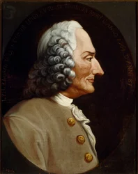 Portrait of the French composer Jean Philippe Rameau