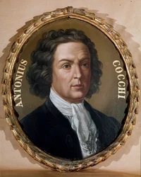 Portrait of the Italian doctor and writer Antonio Cocchi