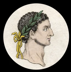 Portrait of the Roman Emperor Otho (Marcus Otho Caesar Augustus) (32-69) (19th century engraving)