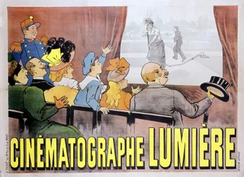 Poster for the cinematographer of the brothers Lumière for the film 