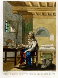 Proverb illustrating greed: 