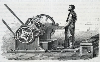 Raw rubber shredders in 