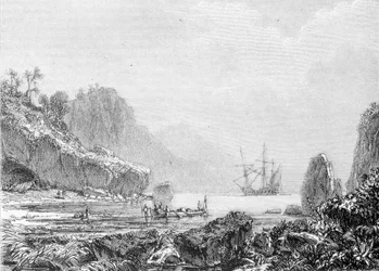 Representation of Turtle Island (engraving, 19th century)