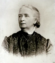Portrait of the English writer Jessie White Mario, nurse during the campaigns of Giuseppe Garibaldi