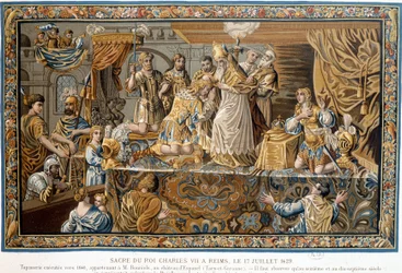 Sacred King Charles VII at Reims on July 17