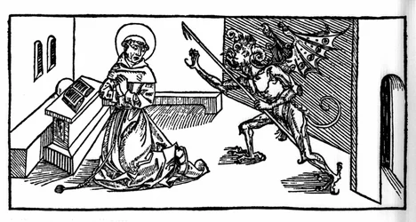 Saint Anthony the Great tempted by the demon