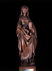 Saint Mary Magdalene in Mary of Burgundy, daughter of Charles the Temeraire, carved wood