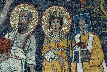 Saint Paul, Saint Cecile and Saint Pascal (detail)