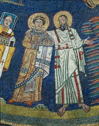 Saint Praxede and Saint Paul (detail)